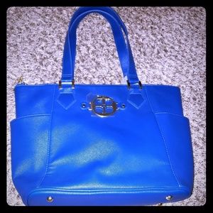 IMAN Blue Purse